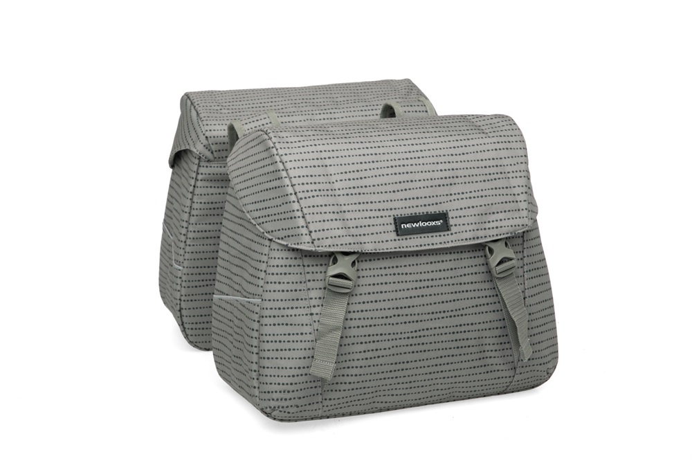 Dubbele fietstas Joli Double 37L Nomi Grey