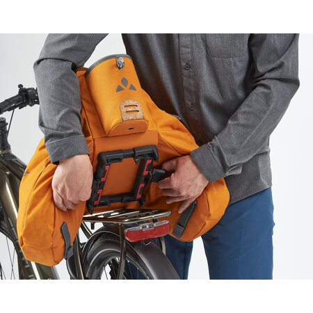 Vaude Bagagedragertas eSilkroad Plus 22L Black - e-bike