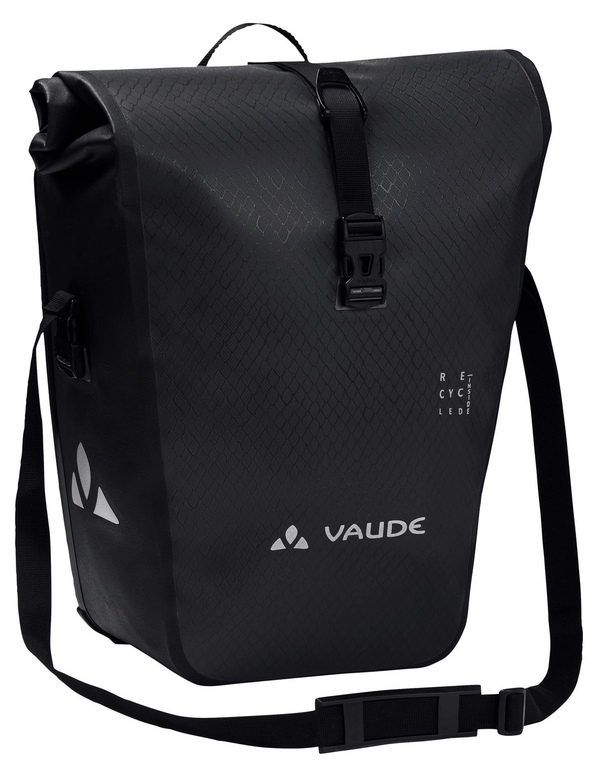 Enkele fietstas Aqua Back Single Recycled 24L Black