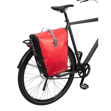 Vaude Enkele fietstas Aqua Back Print Single 20L Red/Black