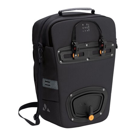 Vaude Enkele fietstas eBack Single 23L Black - Voor e-bike
