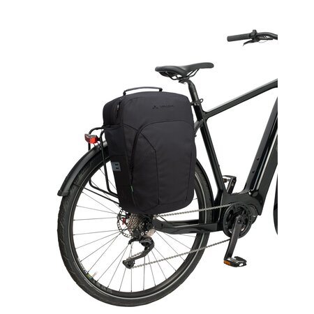 Vaude Enkele fietstas eBack Single 23L Black - Voor e-bike