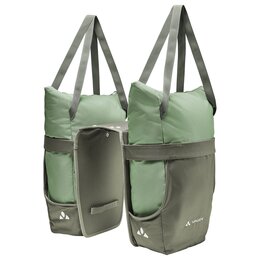 Vaude Dubbele fietstas Twinshopper 44L Willow Green