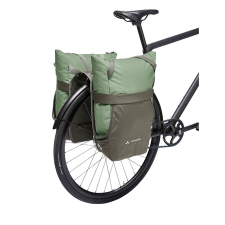 Vaude Dubbele fietstas Twinshopper 44L Willow Green