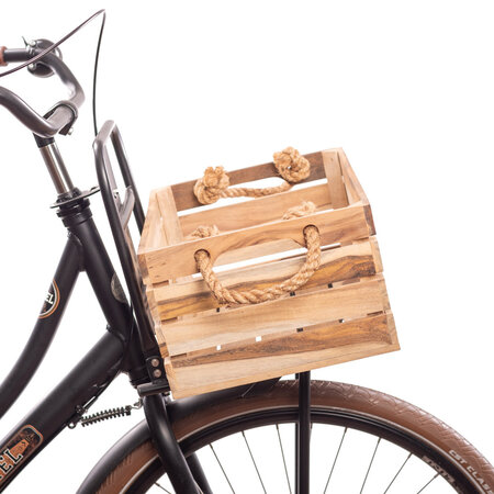Wicked Houten Krat M 23L Bruin
