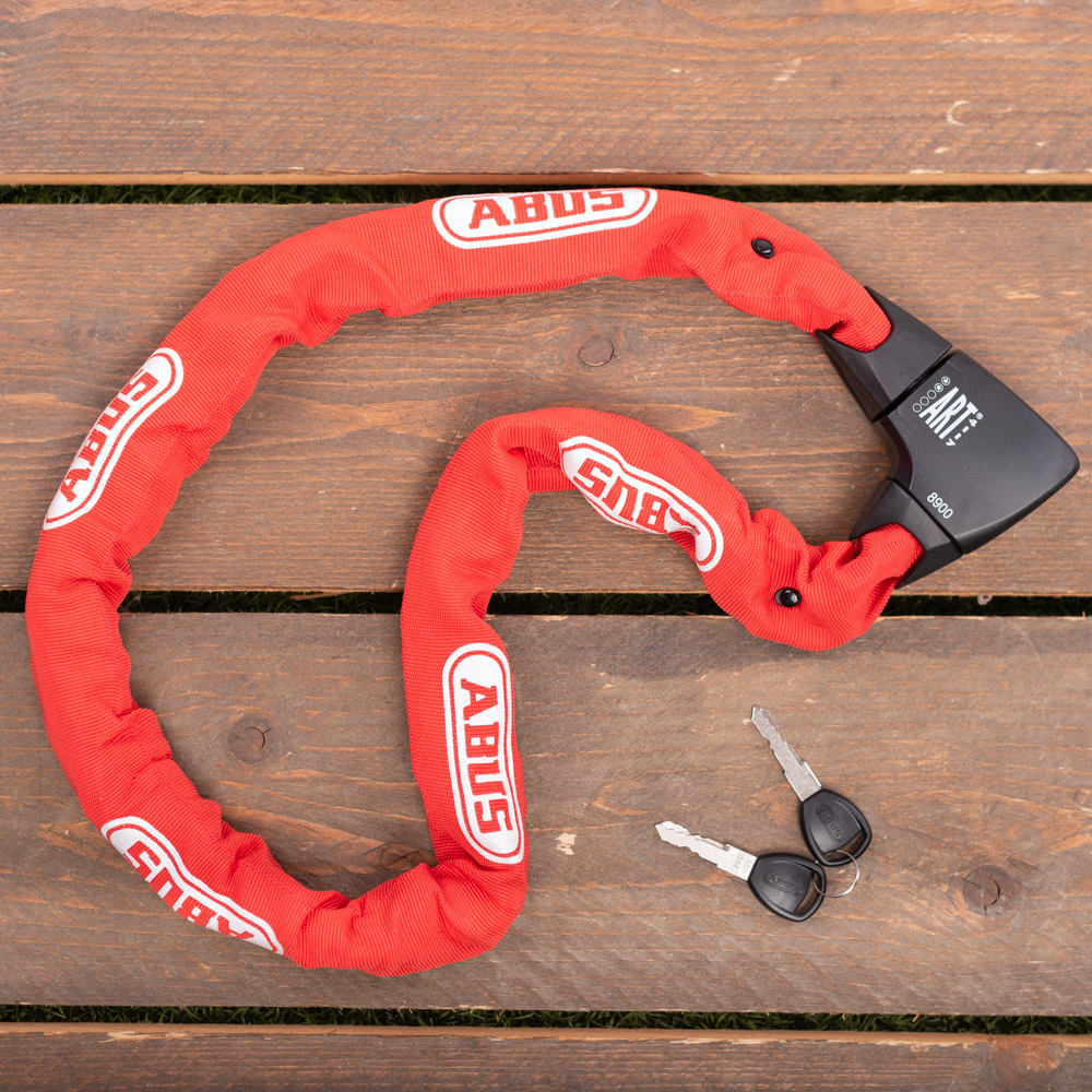 ABUS Kettingslot Ionus type 8900 (ART-2) in het rood