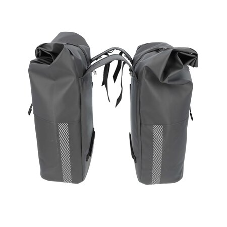 New Looxs Dubbele fietstas Nyborg 34L Black