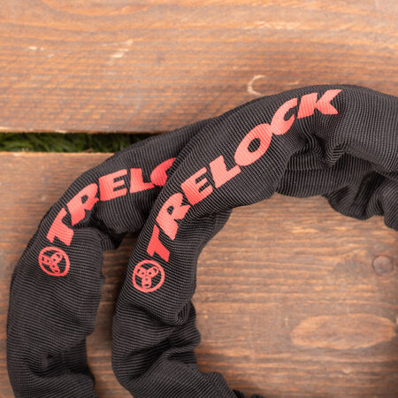 TRELOCK ZR Insteekketting 455 Zwart-rood - 100 cm