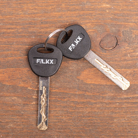 Falkx Kettingslot Secure 110 CM Zwart - Met ART-4 keurmerk