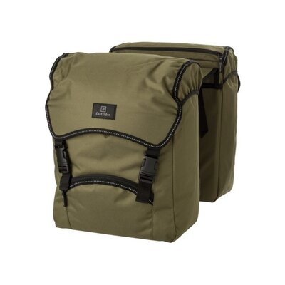 FastRider Dubbele fietstas Unibag Traffic Basics 28L Legergroen