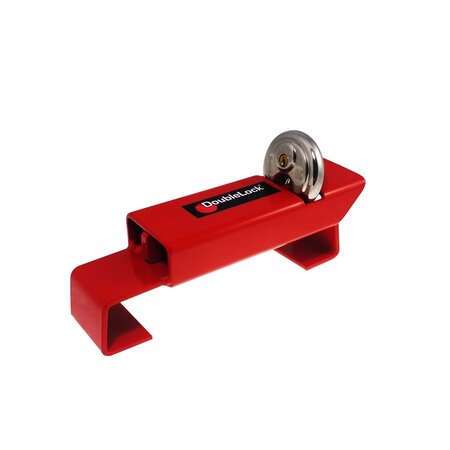 DoubleLock Trailer Lock RED Medium