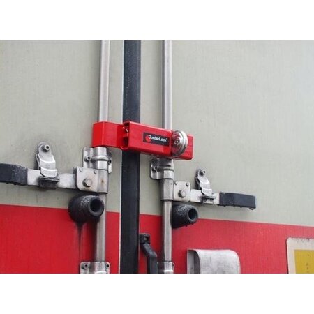 DoubleLock Trailer Lock RED Medium