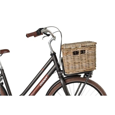 FastRider Fietsmand Sera met klep Naturel - Large