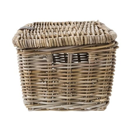 FastRider Fietsmand Sera met klep Naturel - Medium