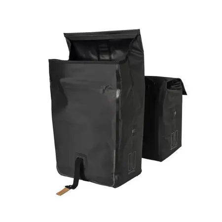Basil Dubbele fietstas Urban Dry Double bag 50L Charcoal Melee
