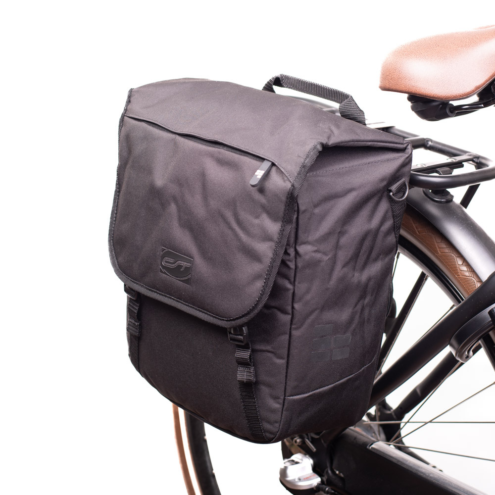 Enkele fietstas Via Tour 16L Zwart afbeelding