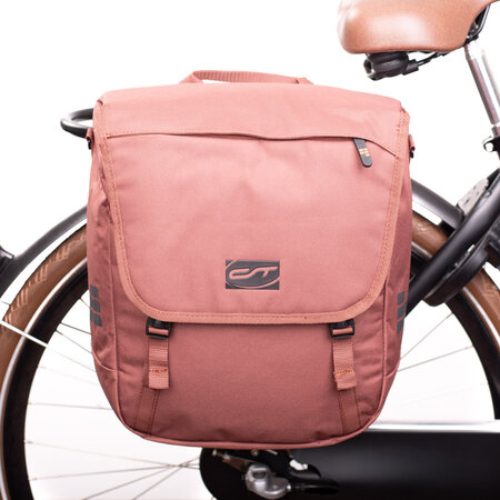 CONTEC Enkele fietstas Via Tour 16L Rood