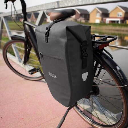 Lynx Enkele fietstas Hayes 28L Zwart - Waterdicht