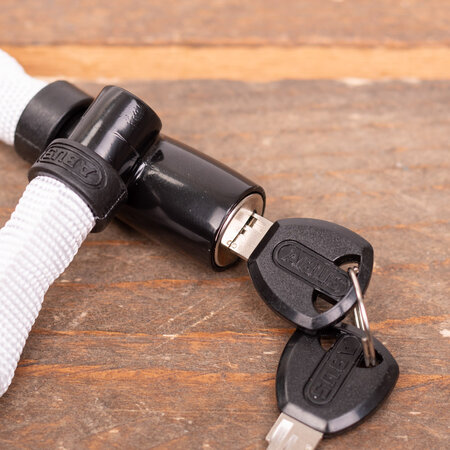 ABUS Kettingslot 1500/60 in witte kleur