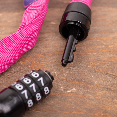 ABUS Kettingslot Steel-O-Chain 4804C Pink - 75cm