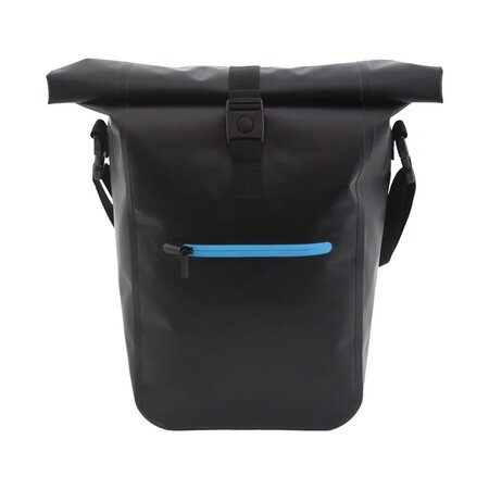 Beck Enkele fietstas Base TPU Zwart/Blauw 18L