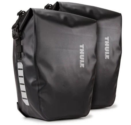 Dubbele fietstas Shield Pannier Large 50L Zwart