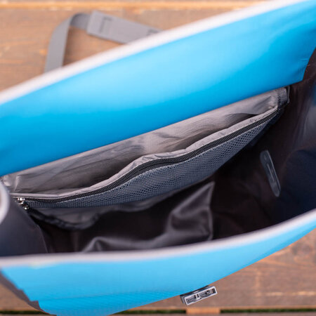 Vaude Enkele fietstas Aqua Back Single 20L Icicle - cool ijsblauw!
