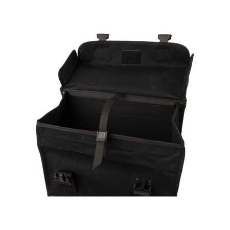 FastRider Dubbele fietstas Canvas Basics 65L Zwart