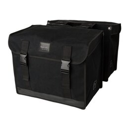 FastRider Dubbele fietstas Canvas Basics 65L Zwart