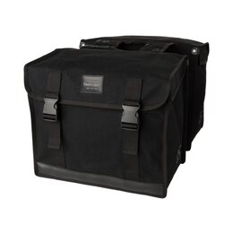 FastRider Dubbele fietstas Canvas 94 Basics 56L Zwart