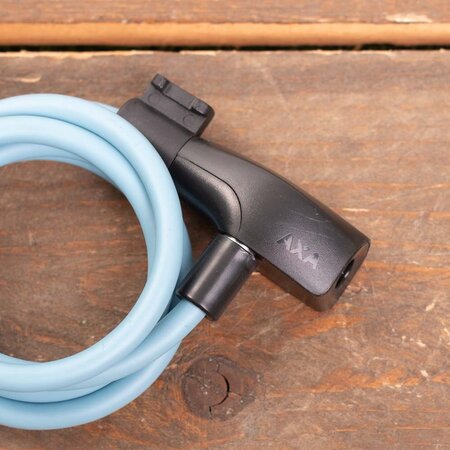 AXA Kabelslot Resolute 8-120 Ice Blue