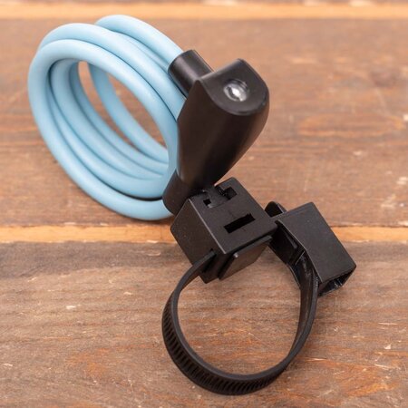 AXA Kabelslot Resolute 8-120 Ice Blue