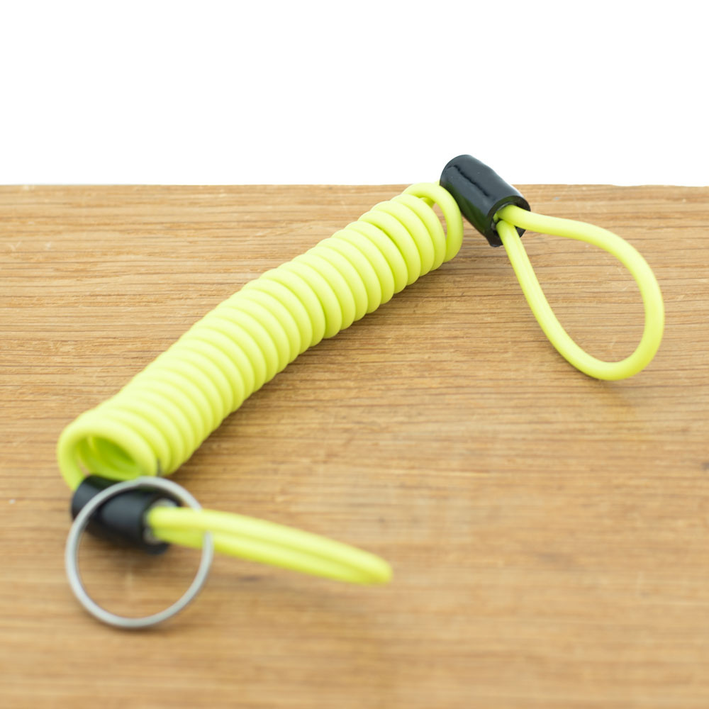 Reminderkabel Schijfremslot 150CM Geel/Groen afbeelding