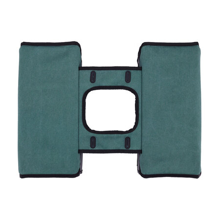 Willex Dubbele Canvas Tas Plus Groen/Matzwart 67L
