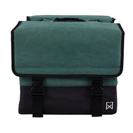 Willex Dubbele Canvas Tas Plus Groen/Matzwart 40L