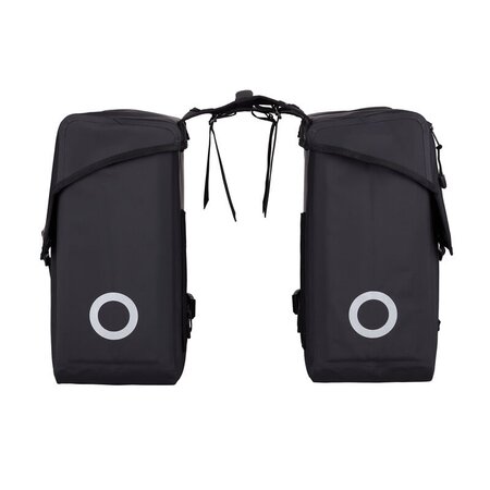 Willex Dubbele Tas Roubaix 28L Zwart - Waterdicht