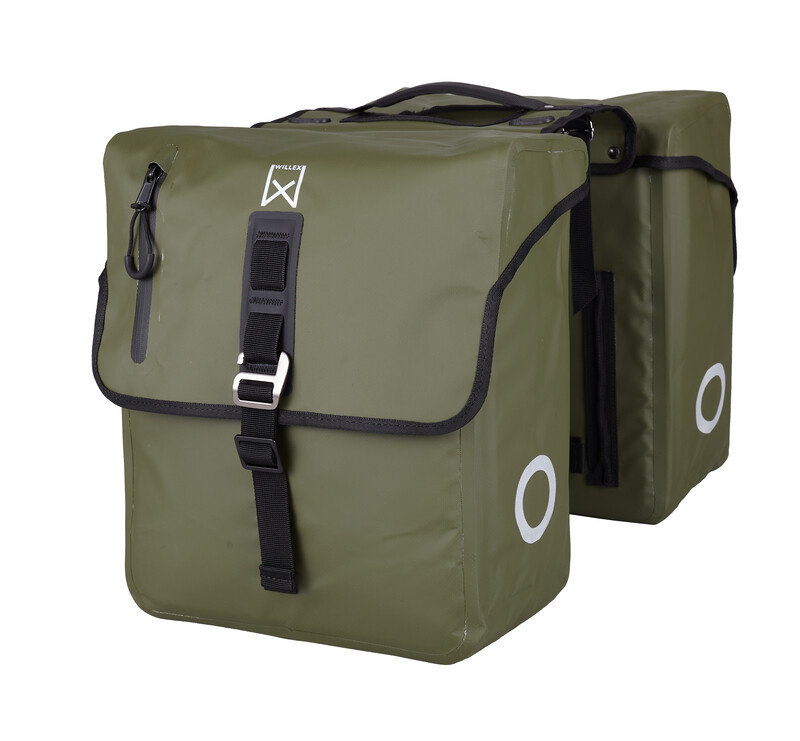 Dubbele Tas Roubaix 28L Groen