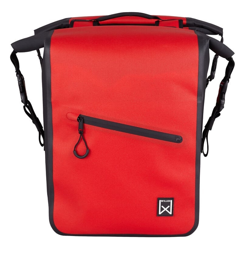 Dubbele Tas Combi Waterdicht 54L Rood