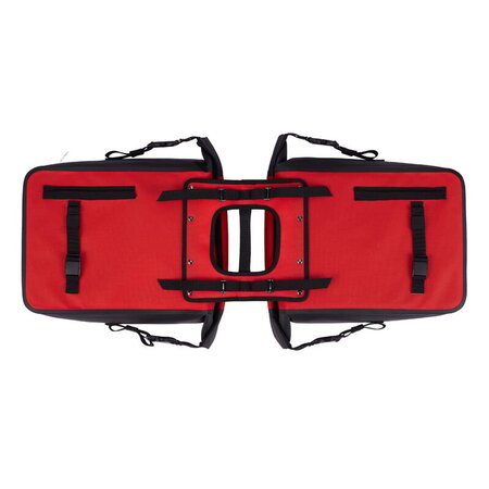 Willex Dubbele Tas Combi Waterdicht 54L Rood