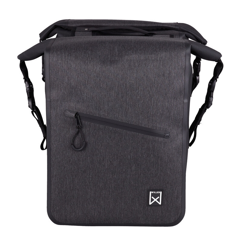 Dubbele Tas Combi Waterdicht 54L Zwart