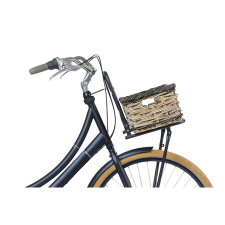 Basil Fietsmand Dijon Grijs/Zwart - Maat S