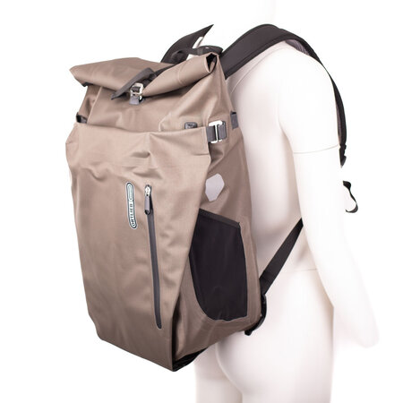 Ortlieb Enkele Fietstas en Rugtas Vario PS QL 2.1 Dark Sand - 26L