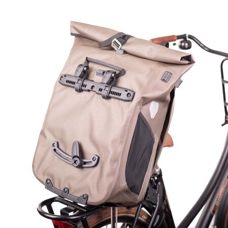 Ortlieb Enkele Fietstas en Rugtas Vario PS QL 2.1 Dark Sand - 26L