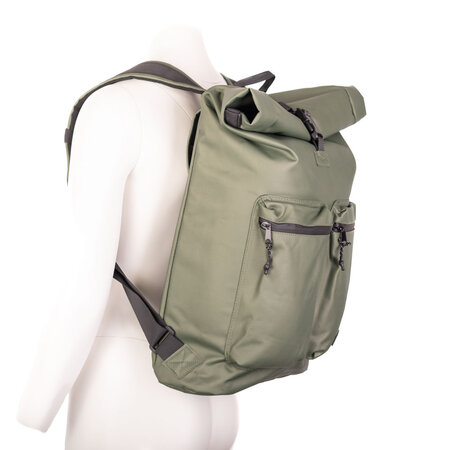 Urban Proof Enkele fietstas en rugtas Rolltop Backpack Recycled 20L Groen