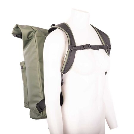 Urban Proof Enkele fietstas en rugtas Rolltop Backpack Recycled 20L Groen