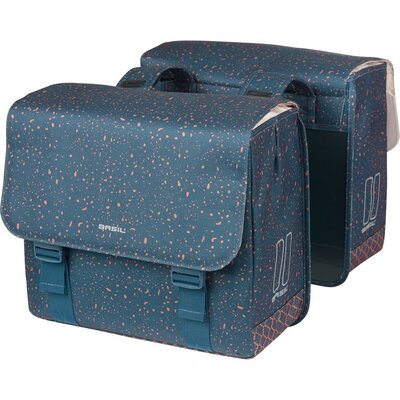 Basil Dubbele fietstas Flair 35L Navy