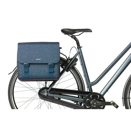 Basil Dubbele fietstas Flair MIK 2.0 35L Navy