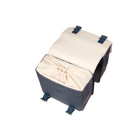 Basil Dubbele fietstas Flair MIK 2.0 35L Navy