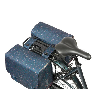 Basil Dubbele fietstas Flair MIK 2.0 35L Navy