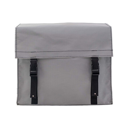 Beck Dubbele fietstas Nostalgic 52L Silver